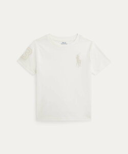 POLO RALPH LAUREN (�{�[�C�Y 2��~7��)Big Pony �R�b�g�� �W���[�W�[ T�V���c �����t���[���� �g�b�v�X �J�b�g�\�[�ET�V���c �x�[�W���y���������z