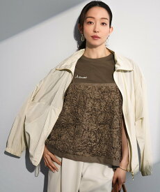 【SALE／30%OFF】23区 リボンエンブロイダリー キャミソール ニジュウサンク トップス キャミソール ブラウン ブラック ベージュ【送料無料】