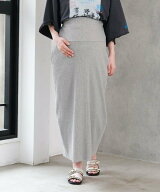 LEPSIM 【産前・産後対応】マタニティ/リブナロースカート レプシィム マタニティウェア・ベビー用品 マ…