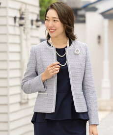 AddRouge 【ジャケット単品】セレモニー ジャケット レディース フォーマル 大きいサイズ アッドルージュ ジャケット・アウター ノーカラージャケット【送料無料】