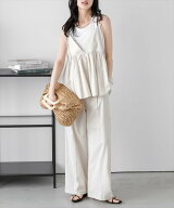 【SALE／46%OFF】La-gemme 前後2WAYビスチェ*パンツセットアップ ラジュール スーツ・フォーマル セット…
