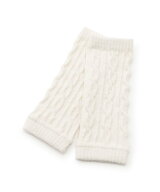 【SALE／55%OFF】petit main もこもこケーブルレッグウォーマー ナルミヤオンライン マタニティウェア・…