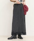ドットマーメイドスカート