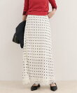 ドットマーメイドスカート