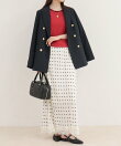 ドットマーメイドスカート