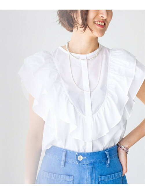 Iena ポプリンフリルシャツブラウス Rakuten Fashion 楽天ファッション 旧楽天ブランドアベニュー Cu6214