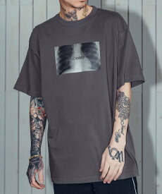 【SALE／20%OFF】Subciety X-RATIO TEE サブサエティ トップス カットソー・Tシャツ ブラック ホワイト レッド【送料無料】