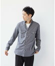 ラナテックパターンワンピースカラーシャツ