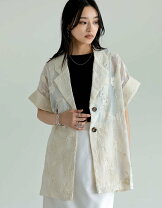 楽天市場】ジャケット 白（柄刺繍）（レディースファッション）の通販