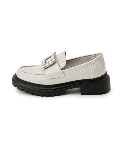 【SALE/30%OFF】SY UNITED ARROWS <SY>ビジューバックルローファー フラット40●↑ ユナイテッドアローズ アウトレット シューズ・靴 ローファー ブラック ホワイト【送料無料】