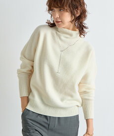 RIVE DROITE 予約【万能トップス】ウール100NEWボトルネックニット リヴドロワ トップス ニット ブラック ピンク グレー ホワイト【送料無料】