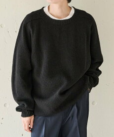 【SALE／13%OFF】JAMIESON'S JAMIESON'S/Plain Saddle Shoulder crew neck WG838C クルーネック ニット カセットチャート トップス ニット レッド ネイビー グレー ブラック グリーン【送料無料】