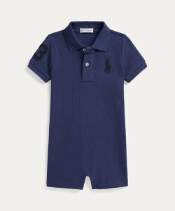 POLO RALPH LAUREN (�x�r�[)Big Pony �R�b�g�� ���b�V�� �|�� �V���[�g�I�[�� �����t���[���� �}�^�j�e�B�E�F�A�E�x�r�[�p�i �����p�[�X�E�J�o�[�I�[�� �l�C�r�[�y���������z