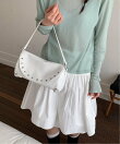 Chiina/(W)【Chiina】スタッズ付き2WAYバッグ