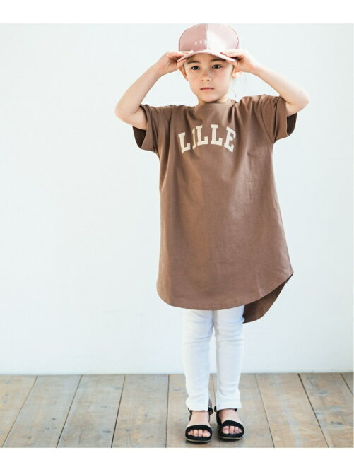 Pairmanon プレミアムコットン100 リンクコーデ ロゴ プリント 半袖 チュニック Tシャツ カットソー ワンピース Rakuten Fashion 楽天ファッション 旧楽天ブランドアベニュー Cf1215