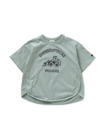 【SALE／50%OFF】BREEZE くるま刺繍Tシャツ(SwimmyDesignLabコラボ) エフオーオンラインストア トップス カットソー・Tシャツ ブルー ブラウン グレー ホワイト