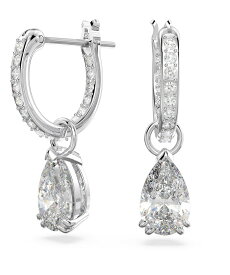 SWAROVSKI 【公式】【スワロフスキー】Millenia フープピアス, ペアカット スワロフスキー アクセサリー・腕時計 ピアス ホワイト【送料無料】