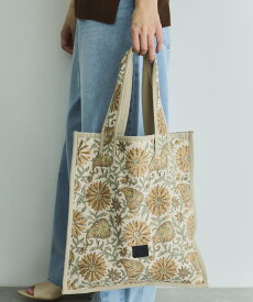 【SALE／10%OFF】VICKY ハンドブロックプリントトートバッグ ビッキー バッグ その他のバッグ ピンク ホワイト ブルー【送料無料】