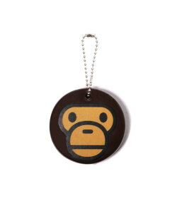 A BATHING APE BABY MILO KEYCHAIN �A �x�C�V���O �G�C�v �t�@�b�V�����G�� �`���[���E�L�[�`�F�[�� �u���E��