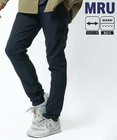 【SALE／30%OFF】MRU MRU チノパン メンズ 裏起毛 ストレッチ ズボン カラー イージー マルカワ パンツ チノパンツ ベージュ ブラック ネイビー レッド ホワイト カーキグリーン グレー