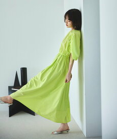 N. Natural Beauty Basic TCドロストスリーブワンピース《S Size Line》 エヌ ナチュラルビューティーベーシック* ワンピース・ドレス ワンピース イエロー ブラック ベージュ【送料無料】