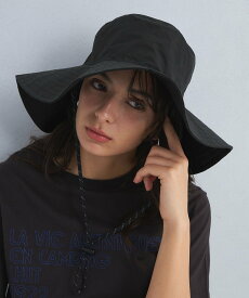 UNITED ARROWS green label relaxing 【別注】＜NEW ERA＞ワイドブリム ハット3 -撥水- ユナイテッドアローズ グリーンレーベルリラクシング 帽子 ハット ブラック ベージュ【送料無料】