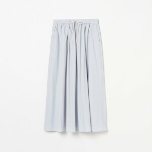 HELIOPOLE DRAWSTRING GATHERED SKIRT �G���I�|�[�� �X�J�[�g ���̑��̃X�J�[�g �z���C�g �u���b�N�y���������z