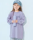 綿100% デビラボ プリント 長袖ワンピース 子供服 キッズ 女の子 コットン 26AW