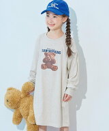 devirock 綿100% デビラボ プリント 長袖ワンピース 子供服 キッズ 女の子 コットン 26AW デビロック ワ…
