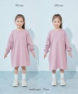 綿100% デビラボ プリント 長袖ワンピース 子供服 キッズ 女の子 コットン 26AW