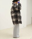 エステルループジャージダブルブレストコート