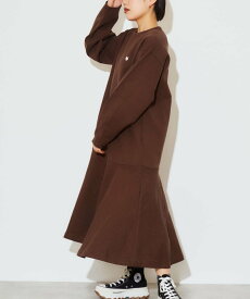 【SALE／30%OFF】CONVERSE TOKYO WOMEN MERMAID LINE DRESS コンバーストウキョウ ワンピース・ドレス ワンピース ブラウン グレー ブラック【送料無料】