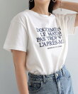フレンチ ロゴ プリント 半袖 Tシャツ