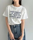 フレンチ ロゴ プリント 半袖 Tシャツ