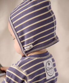CIAOPANIC TYPY 【BABY】【Qinn】ボーダーリブボンネット チャオパニックティピー 帽子 その他の帽子 レッド ネイビー