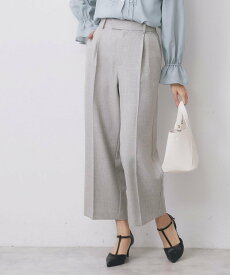 【SALE／40%OFF】index ワイドストレートパンツ/セットアップ対応可【洗濯機OK/イージーアイロン】 インデックス パンツ その他のパンツ ベージュ グレー ブラウン