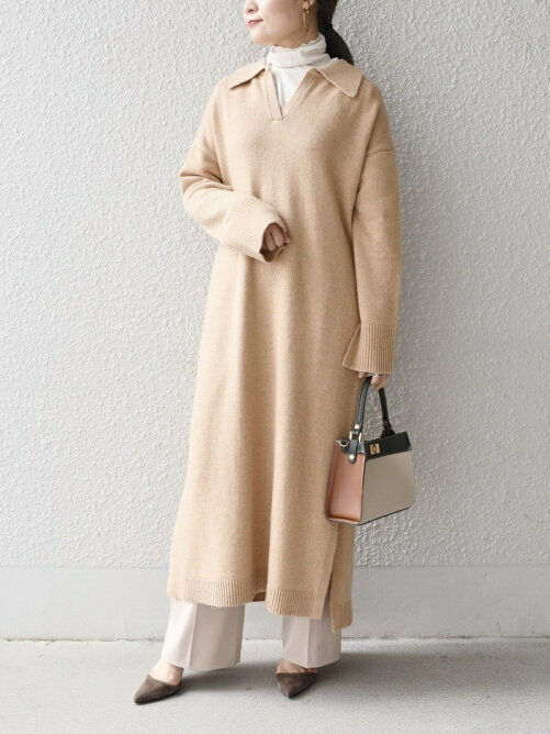 Ships Web限定 襟付きスキッパーニットワンピース Rakuten Fashion 楽天ファッション 旧楽天ブランドアベニュー Dt18