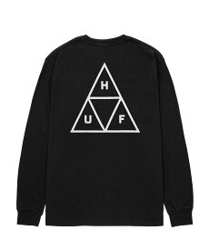 HUF HUF SET TT L/S TEE ハフ トップス カットソー・Tシャツ ブラック ホワイト【送料無料】