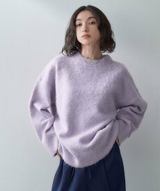 【SALE／50%OFF】eL 5G Brushed Big Pullover ジーナシス トップス ニット ピンク ホワイト イエロー【送料無料】