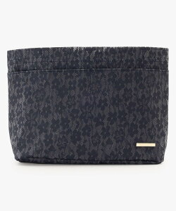 Afternoon Tea LIVING フラワーレースバッグインバッグL アフタヌーンティー・リビング 財布・ポーチ・ケース ポーチ ネイビー