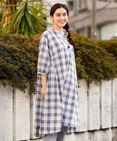 Eur3 大きいサイズ チェック柄マキシワンピース Rakuten Fashion 楽天ファッション 旧楽天ブランドアベニュー Cv3219