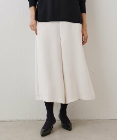 【SALE／30%OFF】BEARDSLEY ドレープダブルクロスキュロット ビアズリー パンツ キュロット ブラック ホワイト【送料無料】