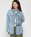 (W)デニム オーバーサイズシャケット