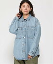 (W)デニム オーバーサイズシャケット