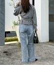 モヘヤ混カシュクールニットプルオーバー