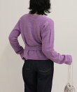 モヘヤ混カシュクールニットプルオーバー