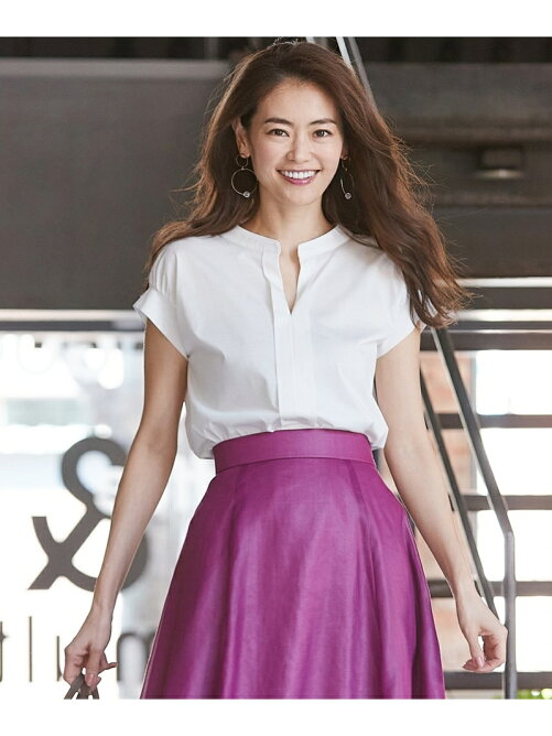 組曲 洗える ライクアウーブンフレンチスリーブカットソー Rakuten Fashion 楽天ファッション 旧楽天ブランドアベニュー As