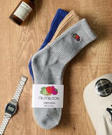 【SALE／10%OFF】FRUIT OF THE LOOM FRUIT OF THE LOOM/3パッククオーターソックス くるぶし丈ショートソ…
