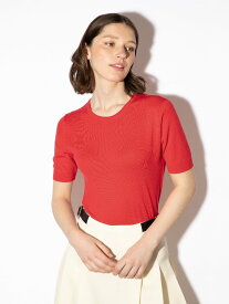 JOHN SMEDLEY 半袖コットンニットプルオーバー ｜ NELL ｜ 30G MODERN FIT ジョンスメドレー トップス ニット レッド【送料無料】