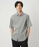 【SALE／60%OFF】a day in the life グロッシーナイロン リラックスレギュラーカラー シャツ-吸水速乾-＜…